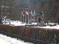 Ouren: Europadenkmal nahe dem Dreiländereck BE-DE-LU