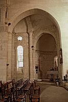 Rest des U-Bogens des Chor­um­gangs mit schräg gestellter Radialkapelle