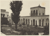 Courtyard and interior garden created by Moulay Abdelaziz (between 1894 and 1908), located near the Lalla Mina Mosque and Gardens (photo from 1922)