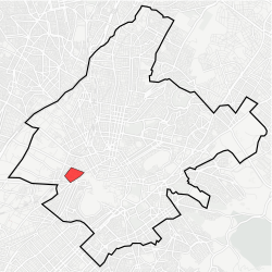 Location in Athens