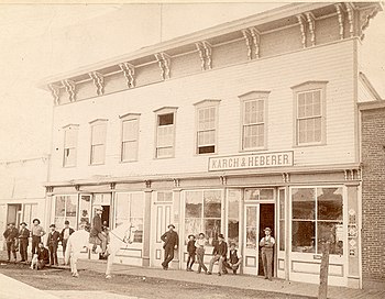Karch & Harper General Store in Fairplay, Colorado, late 1800s
