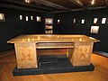 Hesses Schreibtisch im Hesse Museum Gaienhofen, 2019