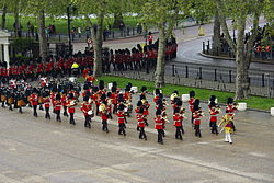 Band of the Irish Guards at the State Opening of Parliament in 2012