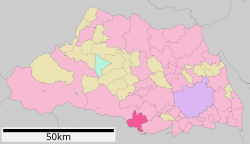Location of Iruma in Saitama Prefecture