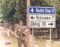 A Croatian trooper in 1992.