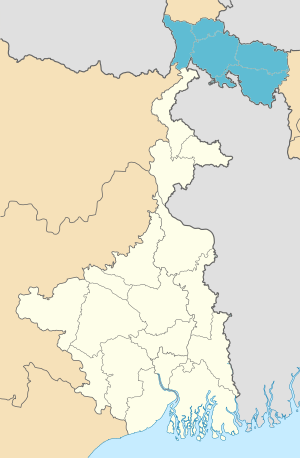 Location of Jalpaiguri in West Bengal