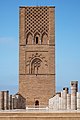 Hassan Tower in Rabat: an incomplete minaret intended for an enormous mosque begun by Ya'qub al-Mansur in the 1190s