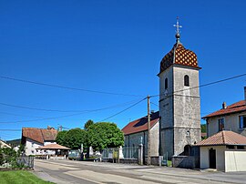 The church in Landresse