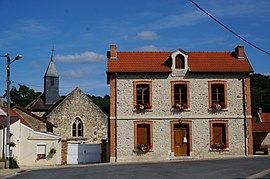 The town hall in Belval-sous-Châtillon