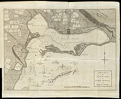 Historische Karte von Port Royal und Kingston Harbours