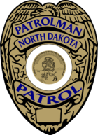 Badge of North Dakota Highway Patrol