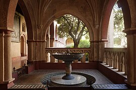 Lavabo of the cloister of the Monastery of Guadalupe (Spain).