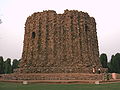 Rubble masonry core of the unfinished Alai Minar in the Qutb complex, India, c. 1316 CE