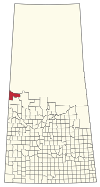 Location of the RM of Beaver River No. 622 in Saskatchewan