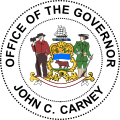 Seal of the governor of Delaware[8]