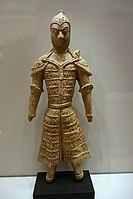 Soldier cast, made from molds from Shorchuk, Volkerkunde Museum, Berlin