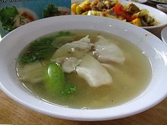 Sop Ikan Batam (Batam Fish Soup), a dish native to the city of Batam