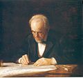 G-188. The Writing Master: Portrait of Benjamin Eakins (1882), Metropolitan Museum of Art.