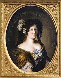 Porträt von Diane-Gabrielle de Thianges-Mancini, Jacob Ferdinand Voet