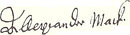 Alexander Mack's signature