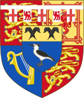 Arms of Birgitte, Duchess of Gloucester.