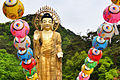 Golden Maitreya Statue rises just over 100 feet or 55 meters in the center of the Beopjusa Temple Grounds, built in 1990