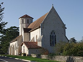 The church of Saint-Hilaire, in Blanzay