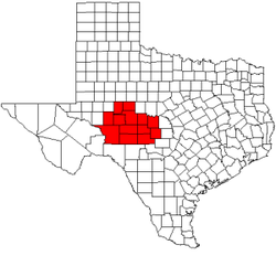 Texas Counties in the Concho Valley