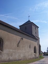 The church in Charbonnat