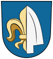 Pflugschar im Wappen von Groß Darkwitz