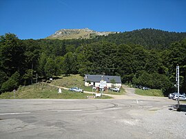 The summit of the Col de Mente in Boutx