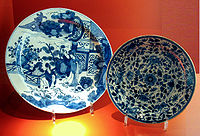 Dutch Delftware depicting Chinese scenes, 18th century. Musée Ernest Cognacq