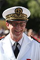 Surgeon general inspector Dominique Vallet, head of the Laveran military medical school, at the ceremonies for Bastille Day in Marseille, 2012