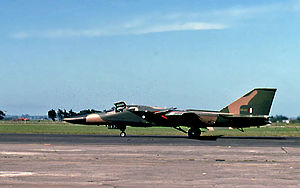 A RAAF F-111 in 1975