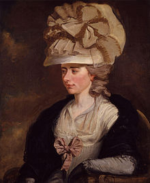 Portrait by her cousin Edward Francis Burney