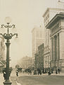 West Hastings, looking eastward from the corner of Granville Street, circa 1911