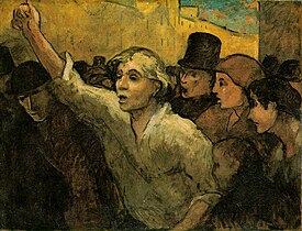 Honoré Daumier, The Uprising, 1848