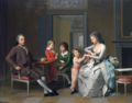 Portrait of his parents and family, c. 1784.