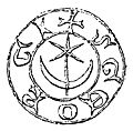 Polish coats of arms, called Leliwa (1334 seal)