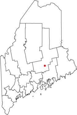 Location of Old Town, Maine
