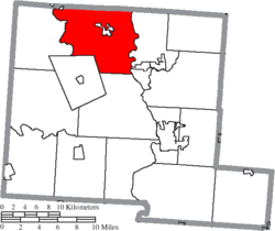 Location of Scioto Township in Pickaway County