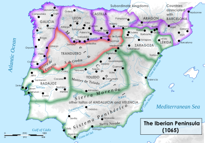 map of Iberia 1060