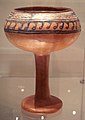 Ceramic goblet from Navdatoli, Malwa, 1300 BCE; Malwa culture