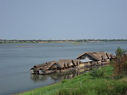 A restaurant on the Mekong