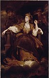 Joshua Reynolds depicted Sarah Siddons as The Muse of Tragedy, largely due to her triumph in the role of Lady Macbeth.[104]