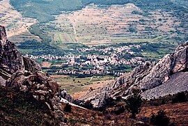 View of Rimetea from Piatra Secuiului