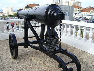 Russian gun captured in the Crimean War