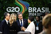 Secretary Blinken at the G20 Foreign Ministers Meeting in Rio de Janeiro, Brazil, February 2024