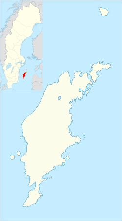 Väskinde is located in Gotland