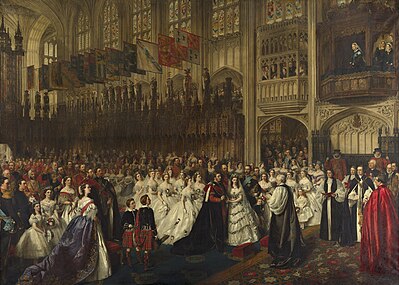 The Marriage of the Prince of Wales, 1865. Depiction of the Wedding of Prince Albert Edward and Princess Alexandra